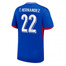 Frankrike Theo Hernandez #22 Hjemme skjorte EM 2024 Kortermet